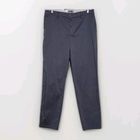 Hudson North Womens Pants L Gray High Waist Straigh Leg Stretch Office Classic - Picture 16 of 16